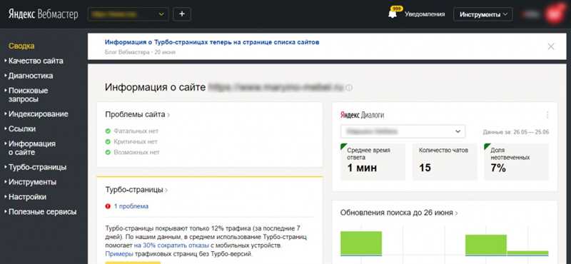 Функции Яндекс Вебмастер